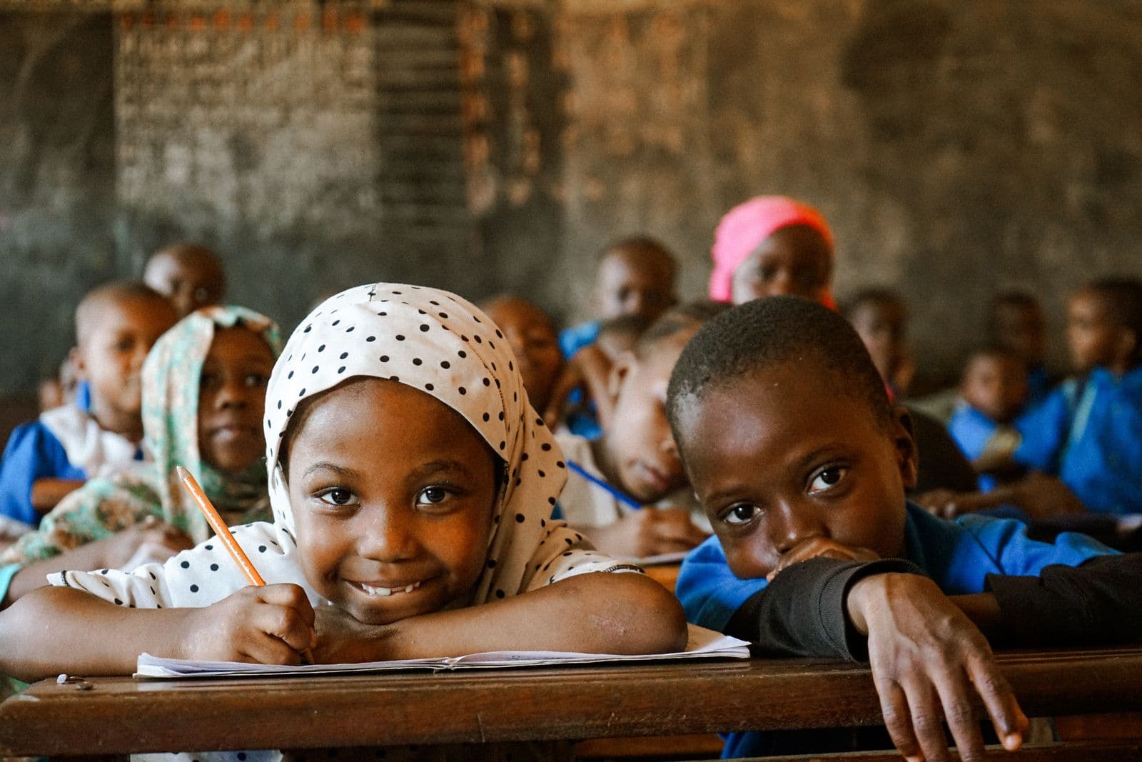Smiling students